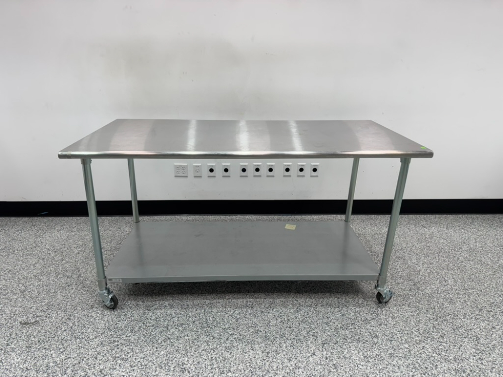 Image of 6' Portable Stainless Steel Table